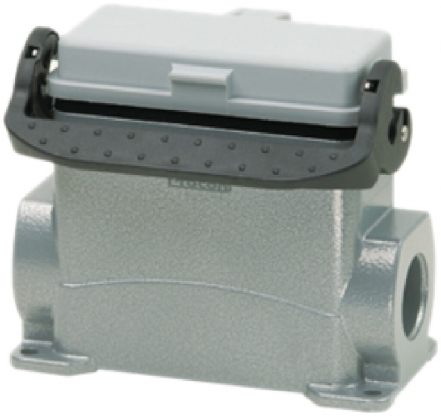 Boîtier d'embase Walther PROCON P711616MS, raccord 1×M25, couvercle, H=68mm, Al 