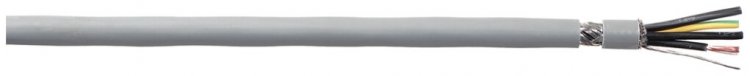 Cavo di comando LiHCH NK JZ 5×1.5mm² numerato senza alogeni grigio Una lunghezza