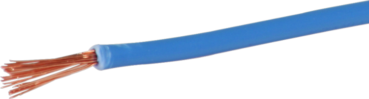 Toron T 1.5mm² bleu clair Bobine à 100m H07V-K 