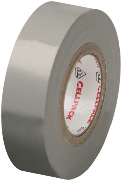 Ruban isolant Cellpack 128 15mm×10m gris 