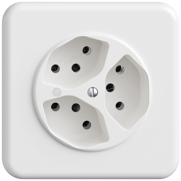 Presa INC STANDARDdue SNAPFIX® 3×T13 con LED bi 