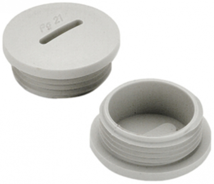Tappo di chiusura WM VP 21-K54 PG21 materiale sintetico IP54 grigio 