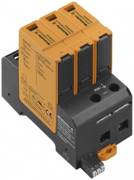 Parasurtension Weidmüller VPU AC I 3 R 300/12.5 LCF 