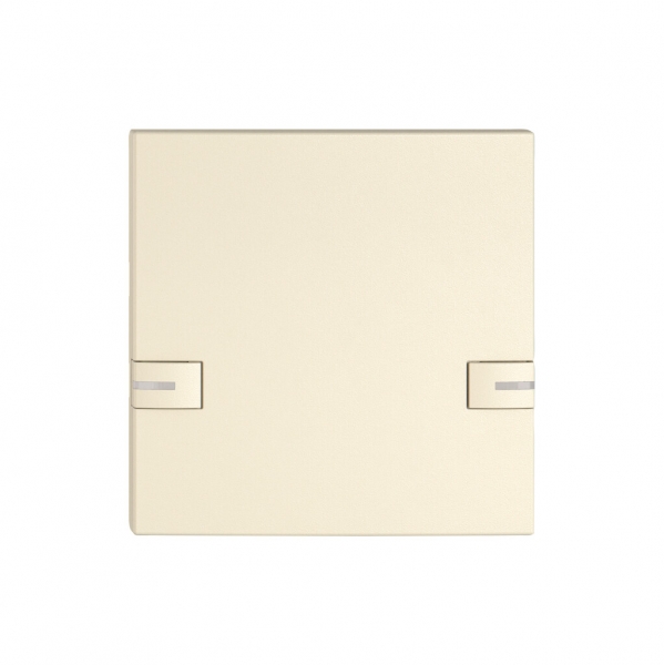Taste 1/1 EDIZIO.liv SNAPFIX® f.KNX-&UNI m.LED 2×Einfach-Bedienung cr 
