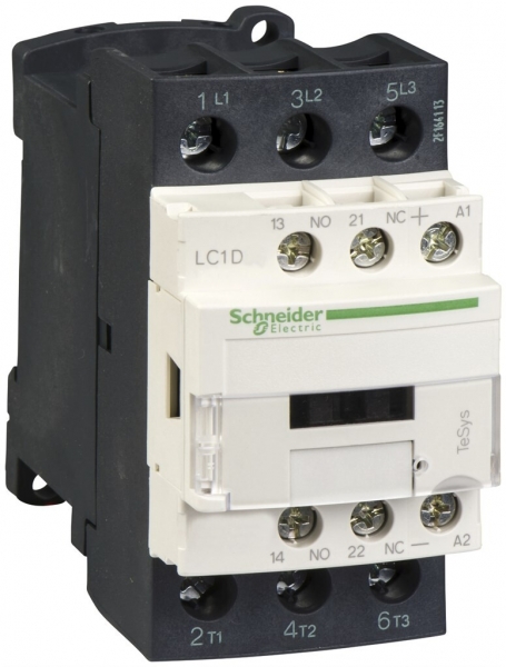 Contattore Schneider Electric LC1 38A 24V 1Ch +1R 
