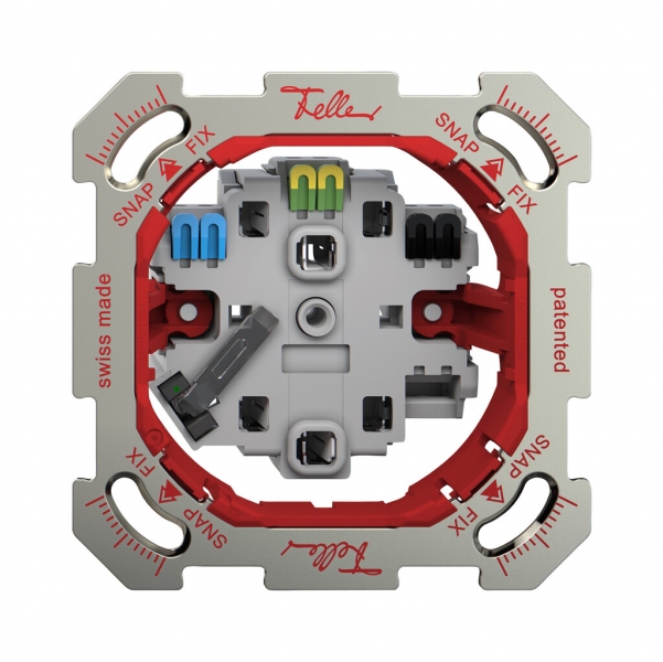 UP-Steckdose Feller SNAPFIX® 2×T23 mit LED 