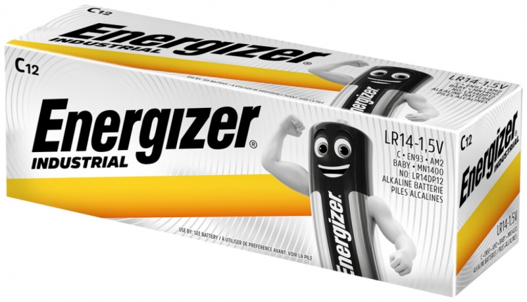 Pila alcalina Energizer Industrial LR14 1.5V blister a 12 pezzi 