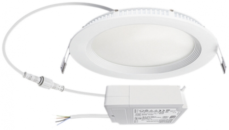 Downlight LED ESYLUX ELSA-2 Ø180 DALI 9W 3000K, 850lm, bianco 