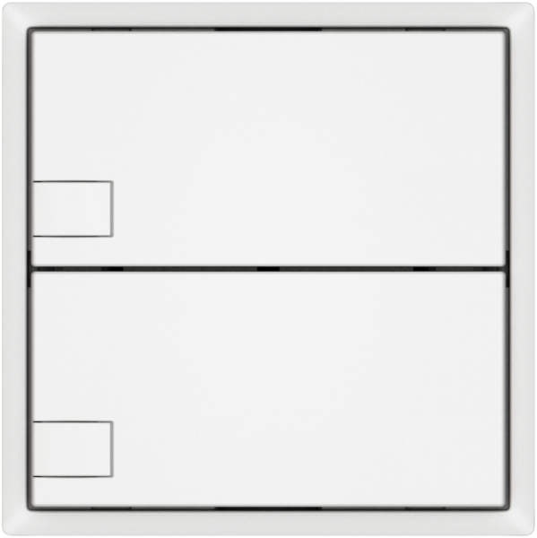 Poussoir KNX RGB EDIZIO.liv SNAPFIX® capteur temp.s.LED 2× comm.1T bc 
