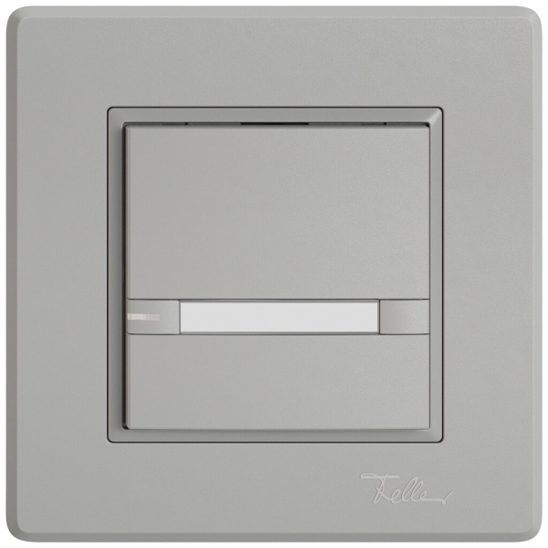 Pulsante KNX RGB INC EDIZIO.liv SNAPFIX® sensore temp.RGB-LED targ.1× com.2T grc 