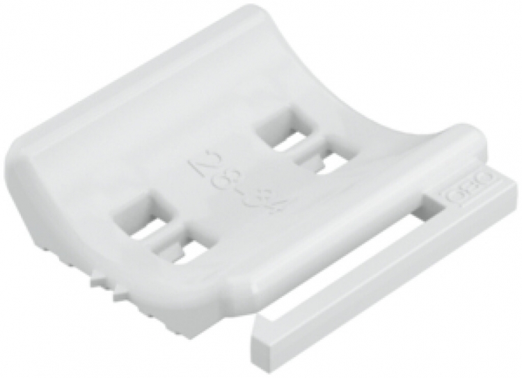 Contre-plaque Bettermann combinée avec contre-plaque double 28…34mm, PP, grc 