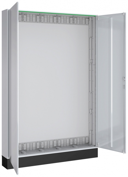 Armoire de sol PrismaSeT XL IP44 a.porte 1300×1980×210mm 5 champs 12 rangées 