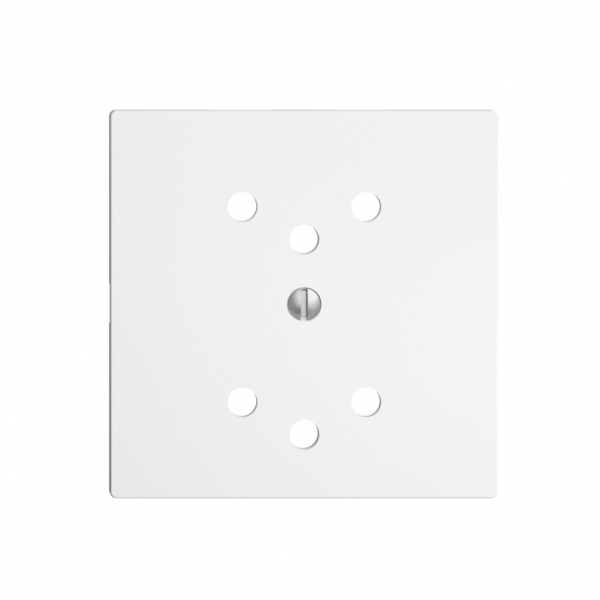Frontplatte EDIZIOdue 2×T12 weiss mit Shutter 