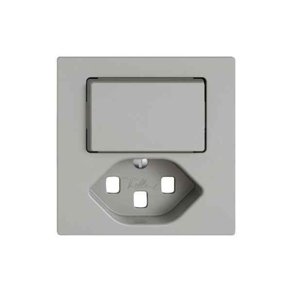 Kit di montaggio EDIZIO.liv SNAPFIX® p.combi.T23 c.1 tasto c.lente lat.grc 