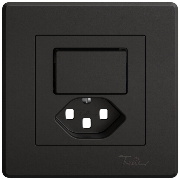 Kit di montaggio INC EDIZIO.liv SNAPFIX® per combi.T23 con 1 tasto n.ill.ne 