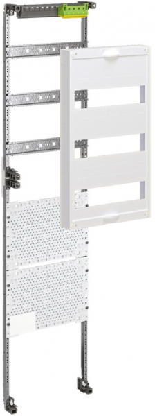 Pannello Media Hager per armadio di distribuzione INC 7 file, 3 file modulari 
