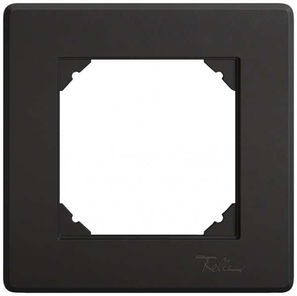 Telaio di copertura INC EDIZIO.liv SNAPFIX® 1×1 96×96mm ne 