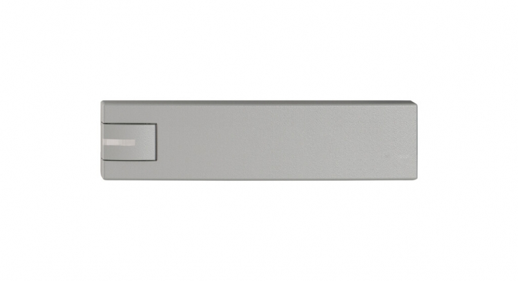 Pulsante 1/4 EDIZIO.liv SNAPFIX® p.KNX&UNI c.LED comando a 1 tasto grc 