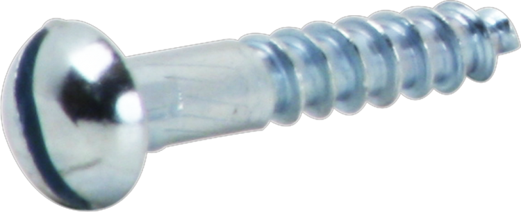 Vis à bois tête mi-ronde 3.5×20mm zinguée 