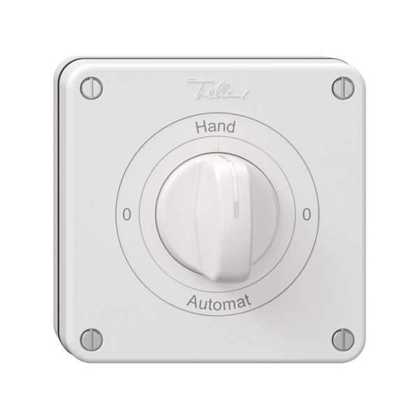 Interrupteur rotatif NUP NEVO, 2/1 L, avec manette, KS, 0-Hand-0-Automat, blanc 