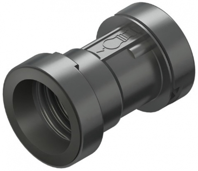 Portalampada d'illuminazione HKL E27 ASE 13.5×5.5mm nero IP43 