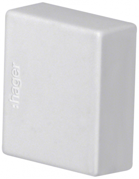 Pezzo finale Hager tehalit.LF 15×15mm grigio IP30 