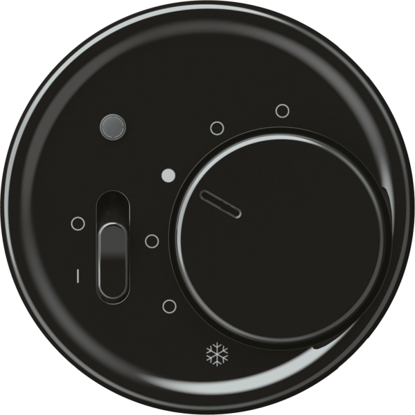 Thermostat d'ambiance origin avec interrupteur 230VAC 5…30°C 10A noir 