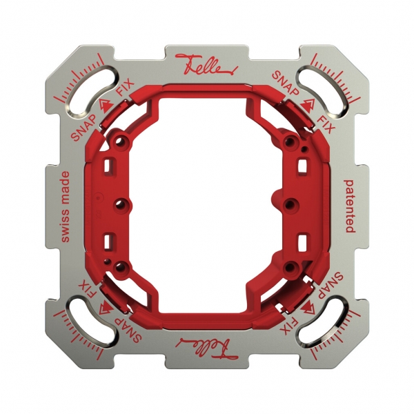 Adaptateur de montage ENC Feller UNI SNAPFIX® pour version bornes à enficher 
