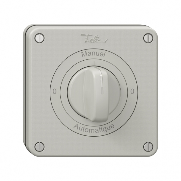 Interrupteur rotatif NUP NEVO, 2/1 L, a.manette, KS, 0-Manuel-0-Automatique, grc 