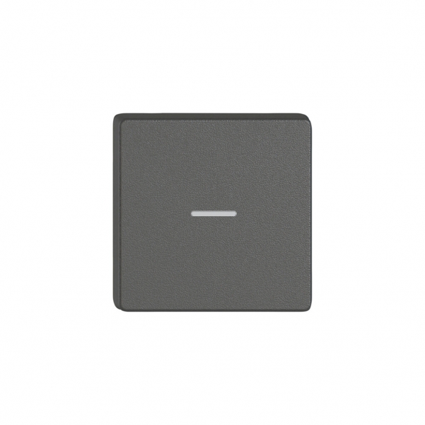 Pulsante 1/4 EDIZIO.liv Wiser con SNAPFIX® con simbolo – (meno) grs 