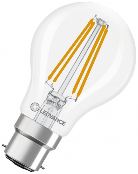 Lampada LED LEDVANCE CLASSIC A B22d 5.9W 806lm 827 REG tipo A chiaro Ø60×104mm 