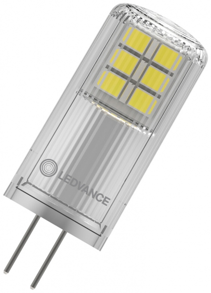 Lampada LED LEDVANCE PIN G4 12V 2W 200lm 2700K REG Ø14×38mm chiaro 