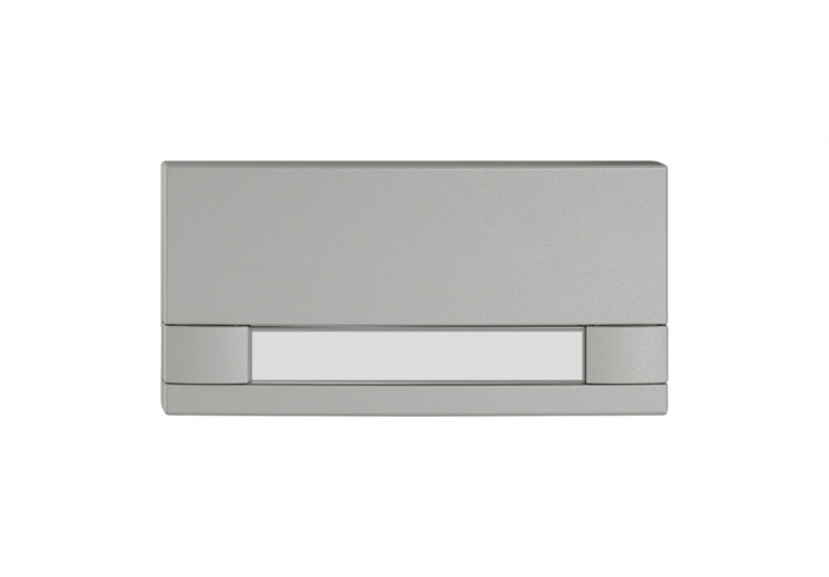 Poussoir 1/2 EDIZIO.liv SNAPFIX® p.KNX&UNI s.LED a.étiquette comm.2touch.grc 