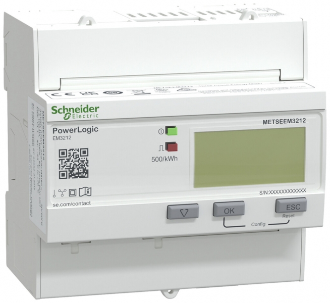 Compteur d'énergie AMD Schneider Electric EM3212 3LN 63A électrique 5UM D0 
