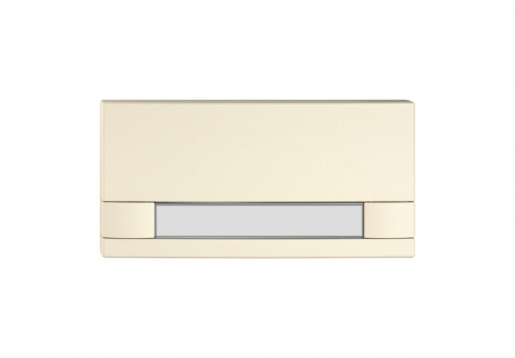 Pulsante 1/2 EDIZIO.liv SNAPFIX® p.KNX&UNI s.LED c.targ.comando 2 tasti cr 