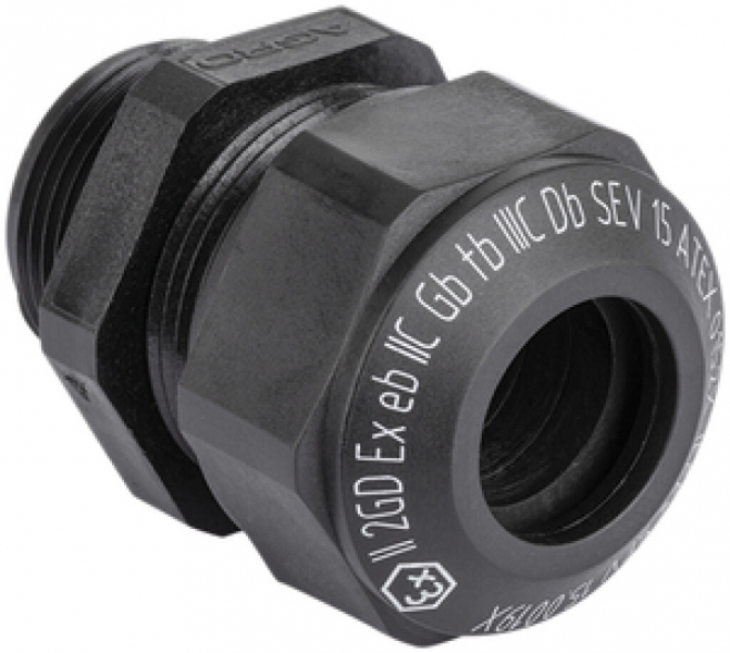 Presse-étoupe Ex AGRO PA M16×1.5 4.5…6mm ATEX 0152X noir 