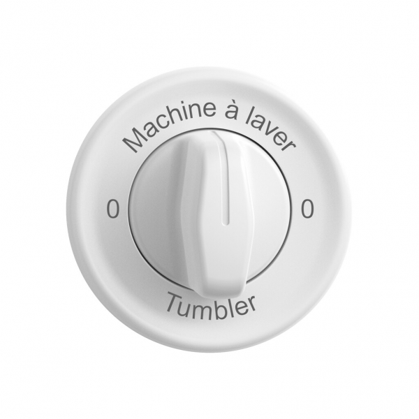 Montageset STANDARDdue SNAPFIX® f.Drehschalter m.Griff 0-Mach.lav.-0-Sèch.ws 