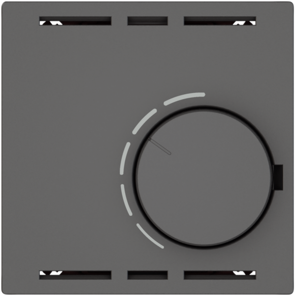 Termostato ambiente EDIZIO.liv SNAPFIX® senza interruttore 230VAC 50Hz grs 