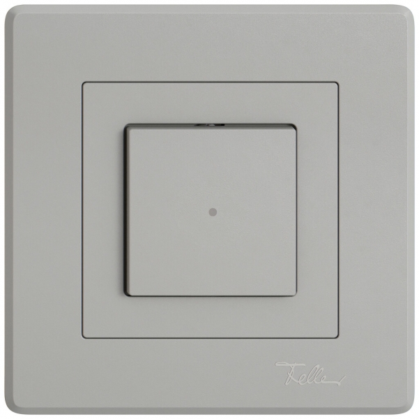 Kit di montaggio INC EDIZIO.liv SNAPFIX® interr.e cont.c.1 tasto lente front.grc 
