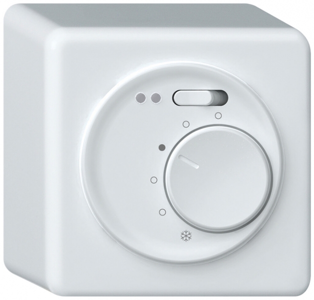 Termostato ambiente AP origin riscaldamento pavimento 230VAC 5…30°C 10A bianco 