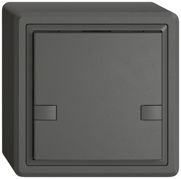 Poussoir KNX RGB AP EDIZIO.liv SNAPFIX® capteur temp.s.LED 1× comm.2T grf 