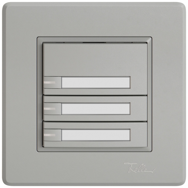 UP-KNX-Taster RGB EDIZIO.liv SNAPFIX® Temperaturfüh.RGB-LED Pap.3×T 1-Tbed.hgu 