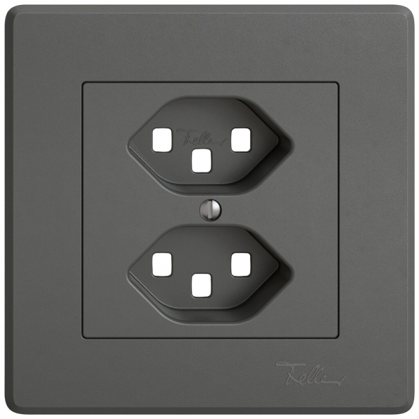 Kit di montaggio INC EDIZIO.liv SNAPFIX® per presa 2×T23 grs 