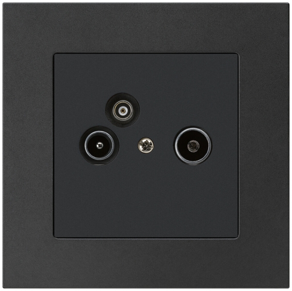 Prise pour antenne ENC R/TV/données kallysto.pro 2GHz 19db noir 