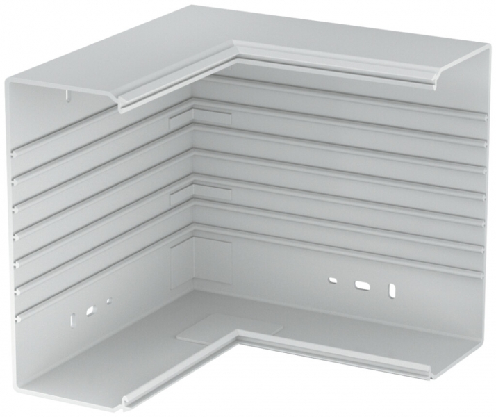 Angle intérieur Bettermann 250×230×130mm, PVC, gris clair, 7035 