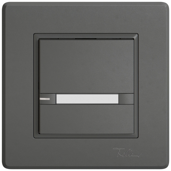 Pulsante KNX RGB INC EDIZIO.liv SNAPFIX® sensore temp.RGB-LED targ.1× com.2T grs 