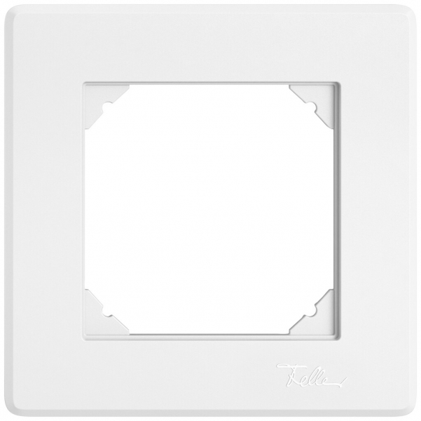 Cadre de recouvrement ENC EDIZIO.liv SNAPFIX® 1×1 96×96mm bc 