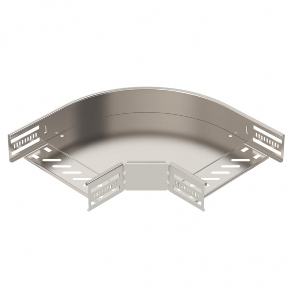 Coude BET RB 90° 60×200mm acier fin A2 brut 