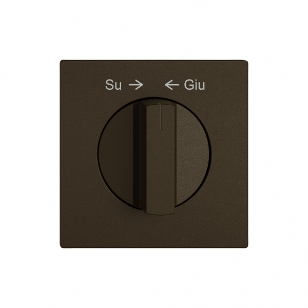 Kit di montaggio EDIZIO.liv SNAPFIX® p.pulsante girevole manop.Su → ← Giù ma 