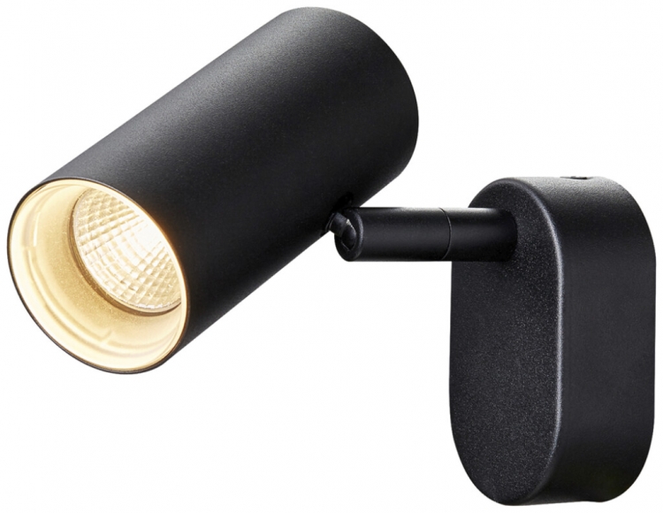 Spot LED SLV NOBLO 6W 740lm 927 REG 90×105×127mm nero 